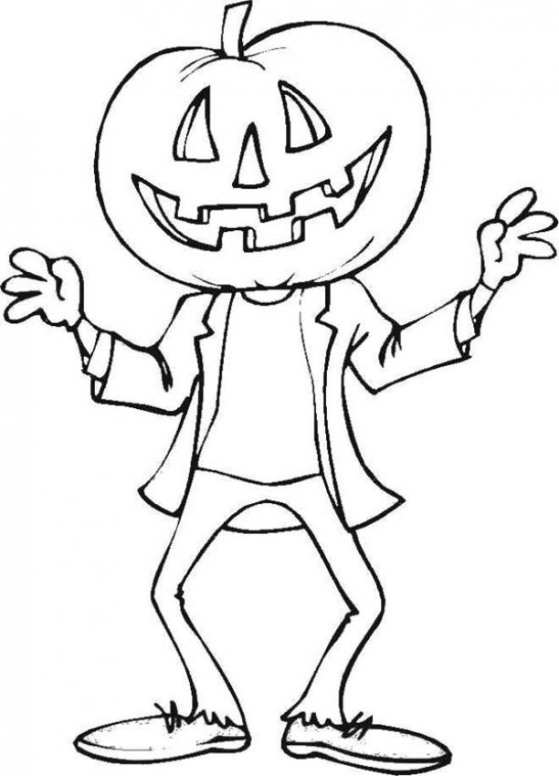 612x850 Disco Strawman Coloring Page Halloween