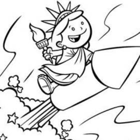 280x280 Best Disney 4th Of July Coloring Pages Free 4835 Printable