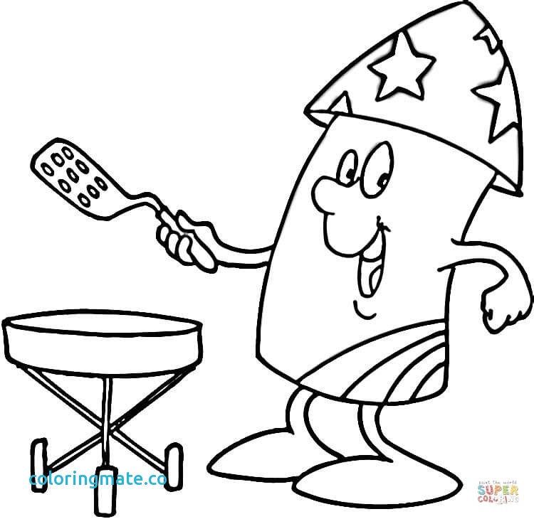 750x730 Fourth Of July Coloring Pages Beautiful 4th Of July Bbq Coloring