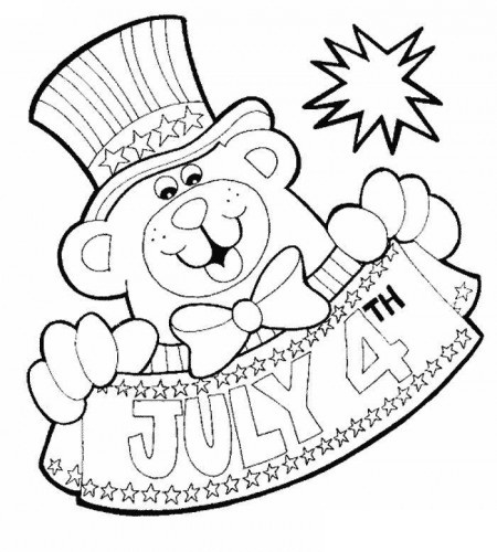 450x500 4th Of July Printable Coloring Pages Of Us Independence Day