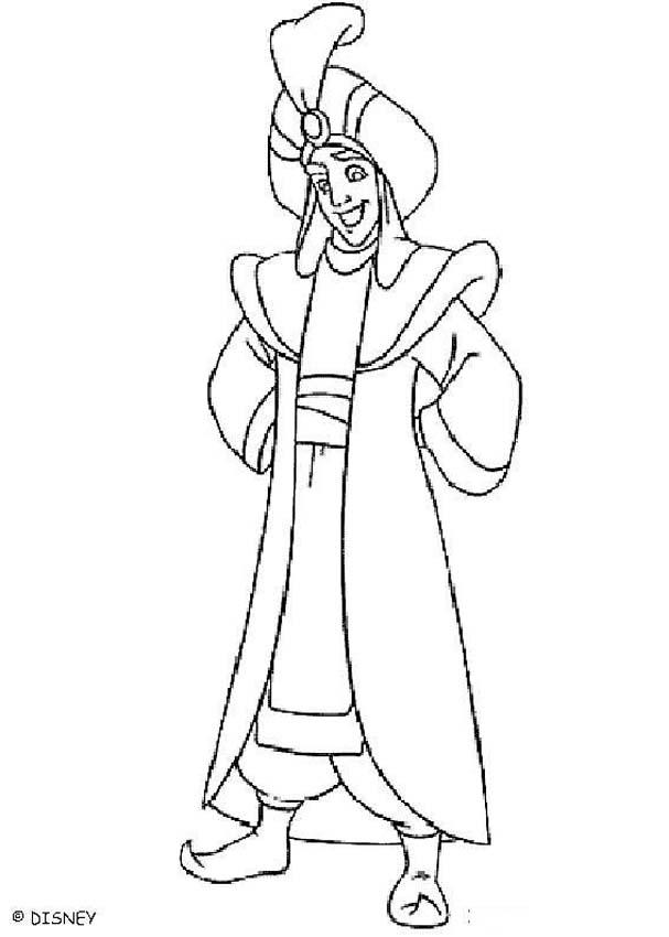 Aladdin Coloring Pages 607x850 Aladdin Coloring Pages