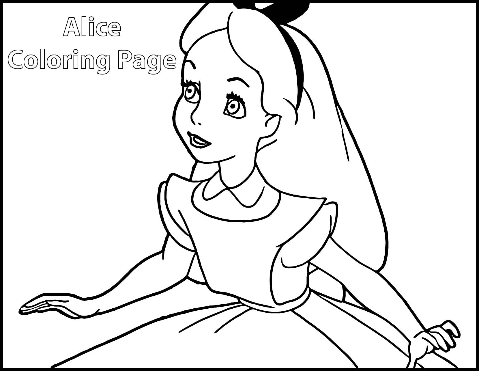 Alice In Wonderland Coloring Pages Alice 1660x1285 Alice In Wonderland Coloring Pages Alice
