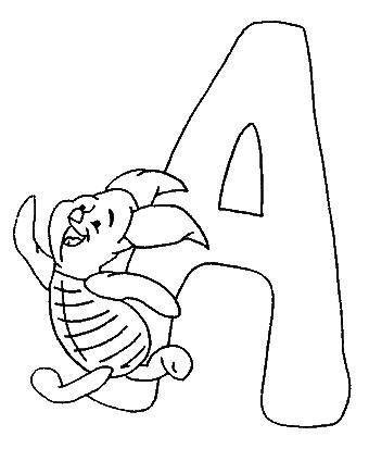 340x413 Coloring Pages Winnie The Pooh Alphabet 1 Abc Pooh