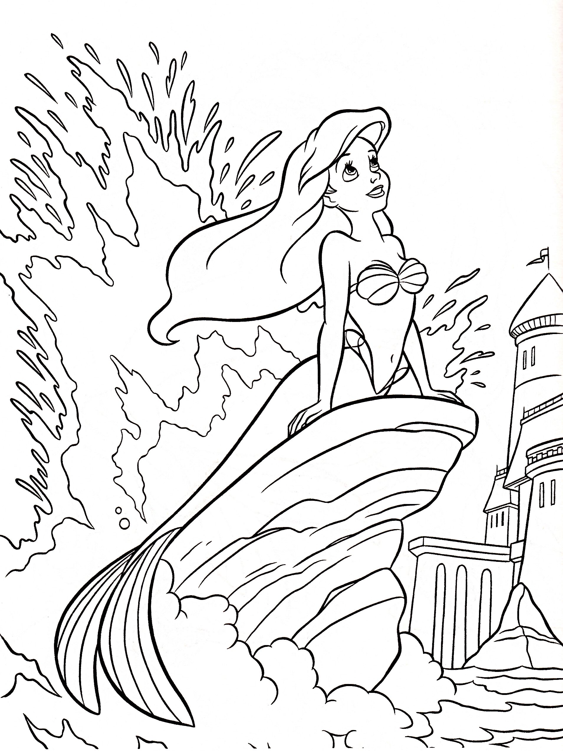 Ariel Coloring Page. Nina Loves The Little Mermaid! Summer Dance 1910x2545 Ariel Coloring Page. Nina Loves The Little Mermaid! Summer Dance