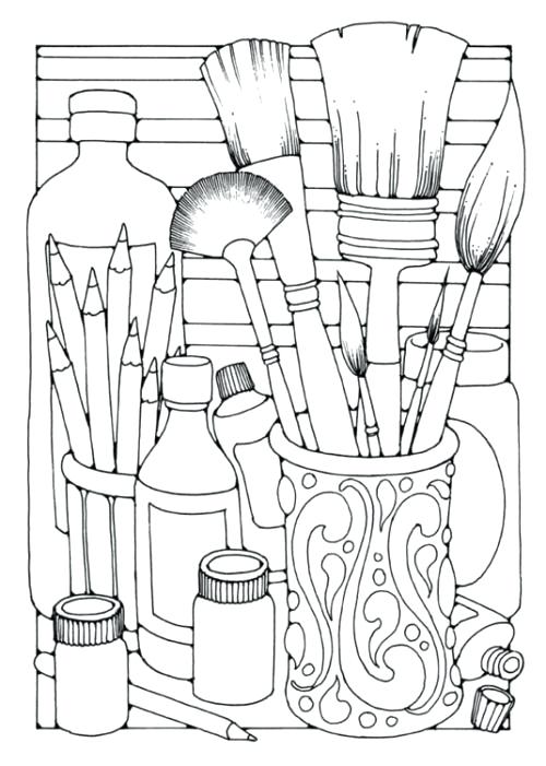 Art Coloring Pages For Kids 500x701 Art Coloring Pages For Kids