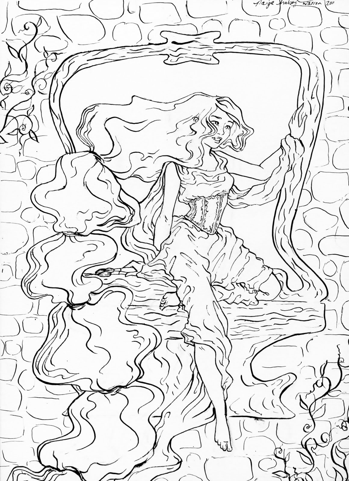Art Nouveau Coloring Pages To Download And Print For Free 1160x1600 Art Nouveau Coloring Pages To Download And Print For Free