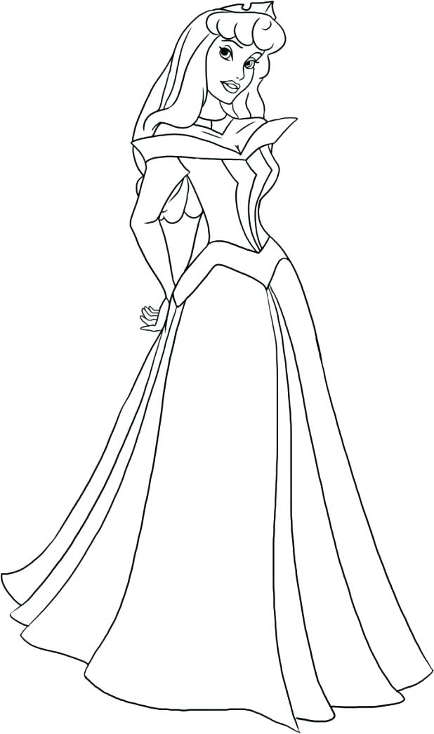 Disney Aurora Coloring Pages Free Disney Princess Aurora Colouring 618x1045 Disney Aurora Coloring Pages Free Disney Princess Aurora Colouring