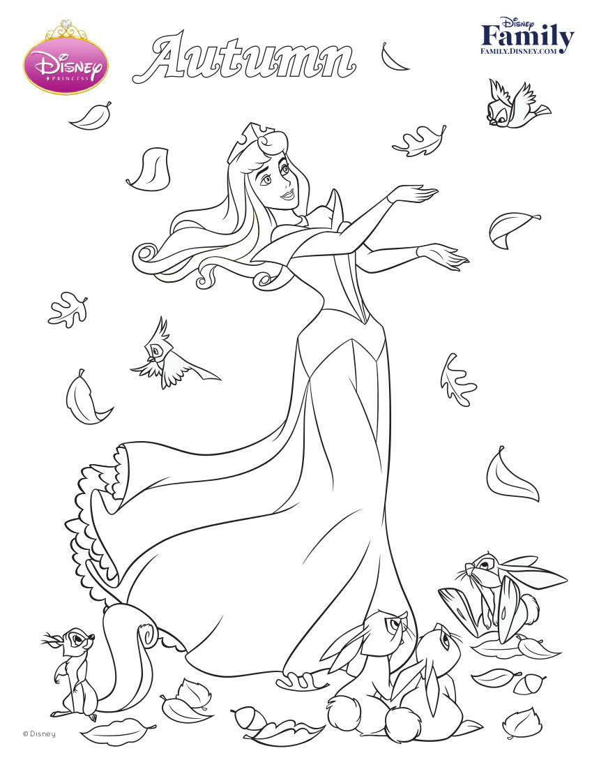 Disney Autumn Coloring Pages at GetColorings.com | Free printable ...