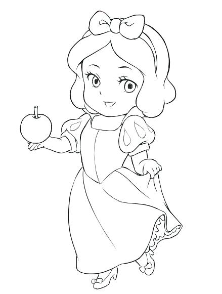 Baby Disney Princess Coloring Pages 439x581 Baby Disney Princess Coloring Pages