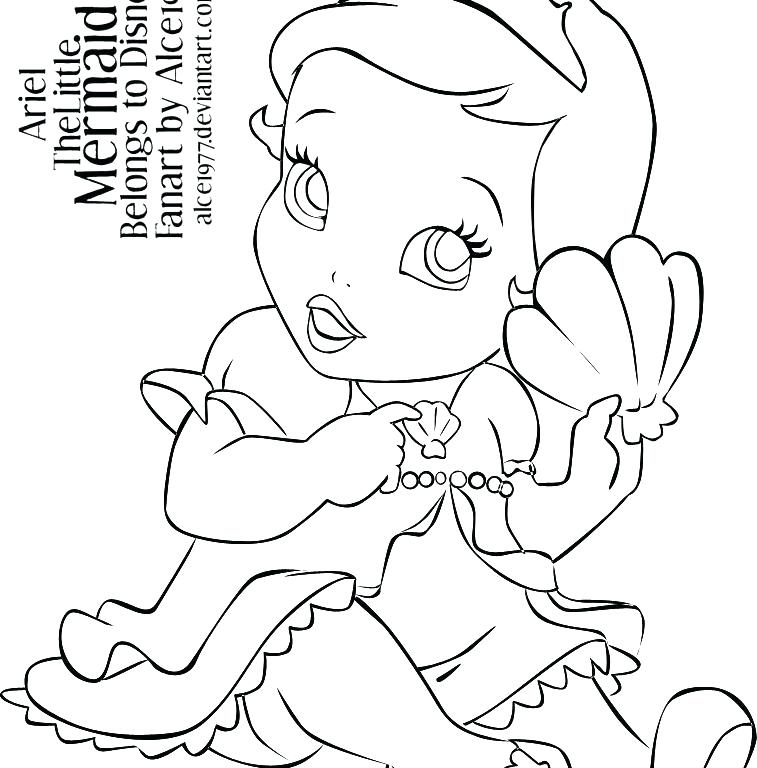 Disney Babies Coloring Pages Baby Princess Coloring Pages 757x768 Disney Babies Coloring Pages Baby Princess Coloring Pages