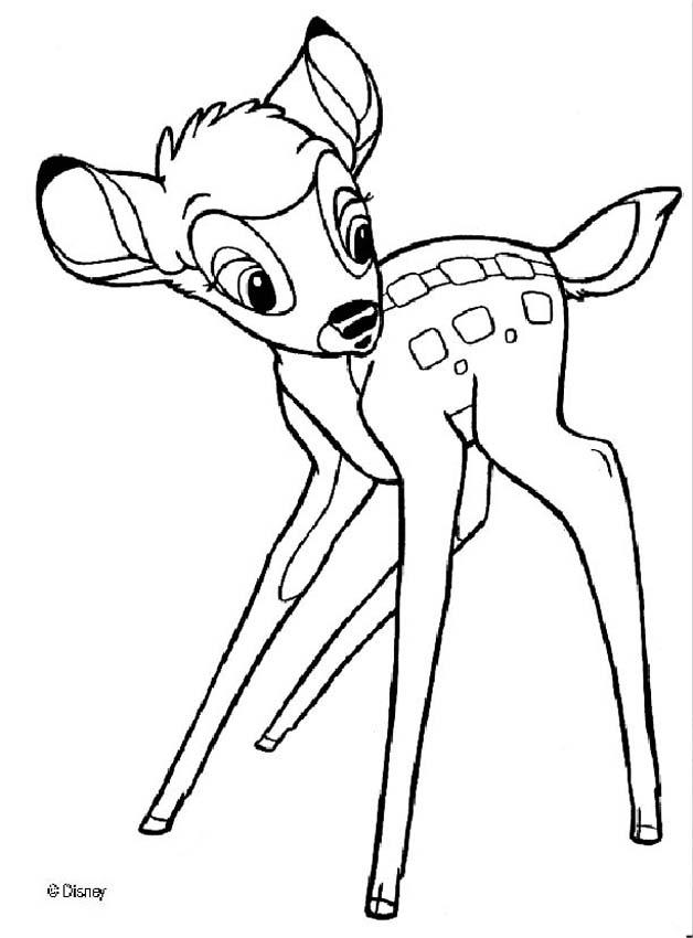 628x850 Bambi Coloring Pages Disney 567862