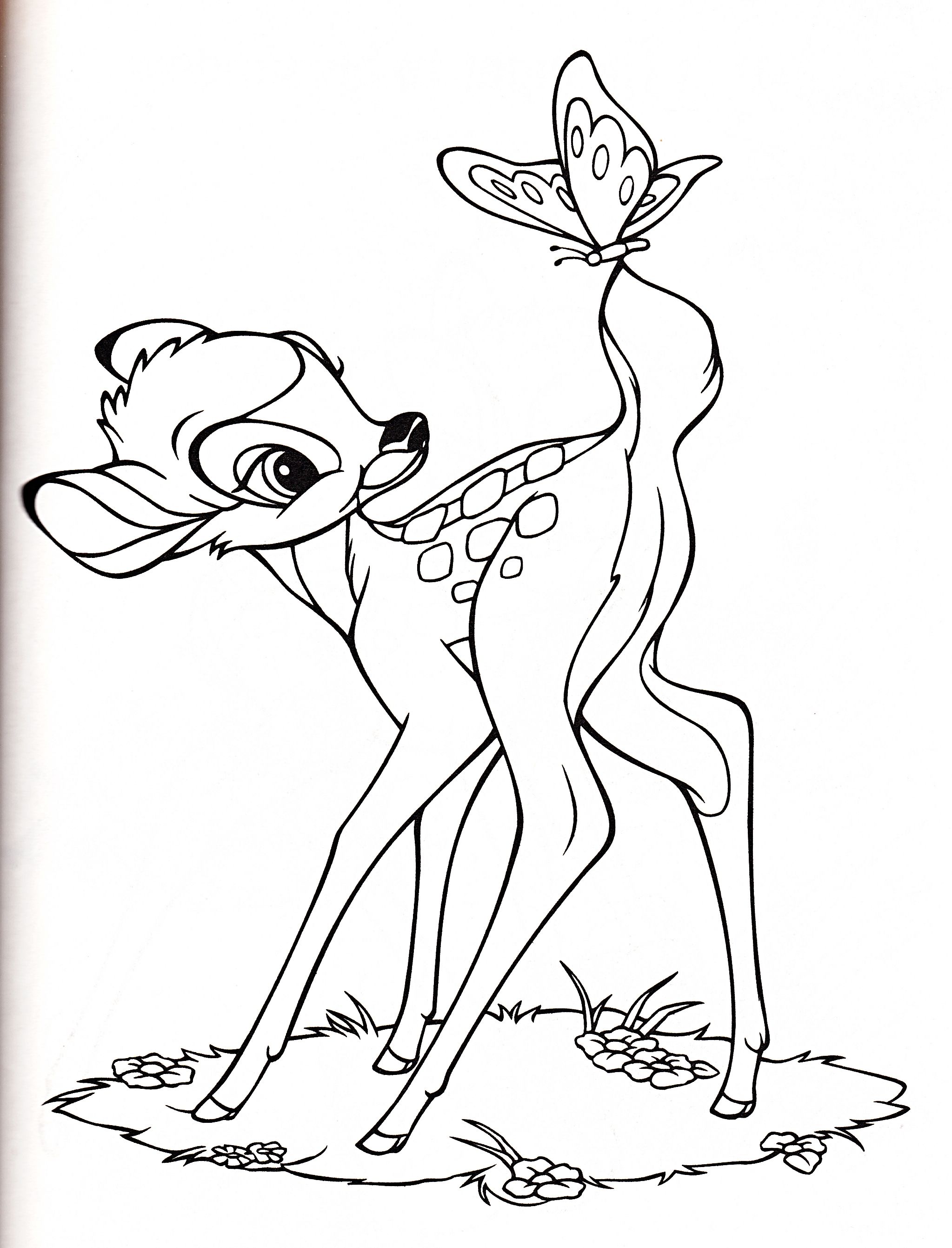 2047x2682 Disney Bambi Coloring Pages