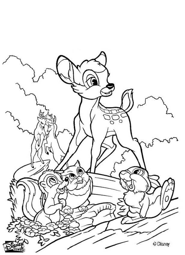 616x850 Bambi 51 Coloring Pages