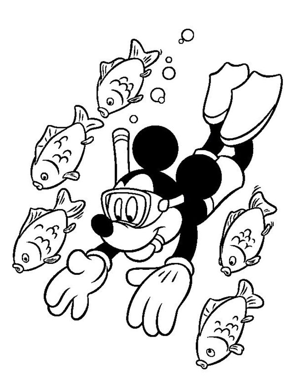 Disney Summer Coloring Pages 600x785 Disney Summer Coloring Pages