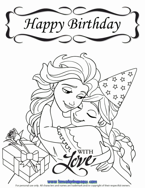 Coloring Birthday Cards Unique 24 Best Disney Frozen Birthday 489x633 Coloring Birthday Cards Unique 24 Best Disney Frozen Birthday
