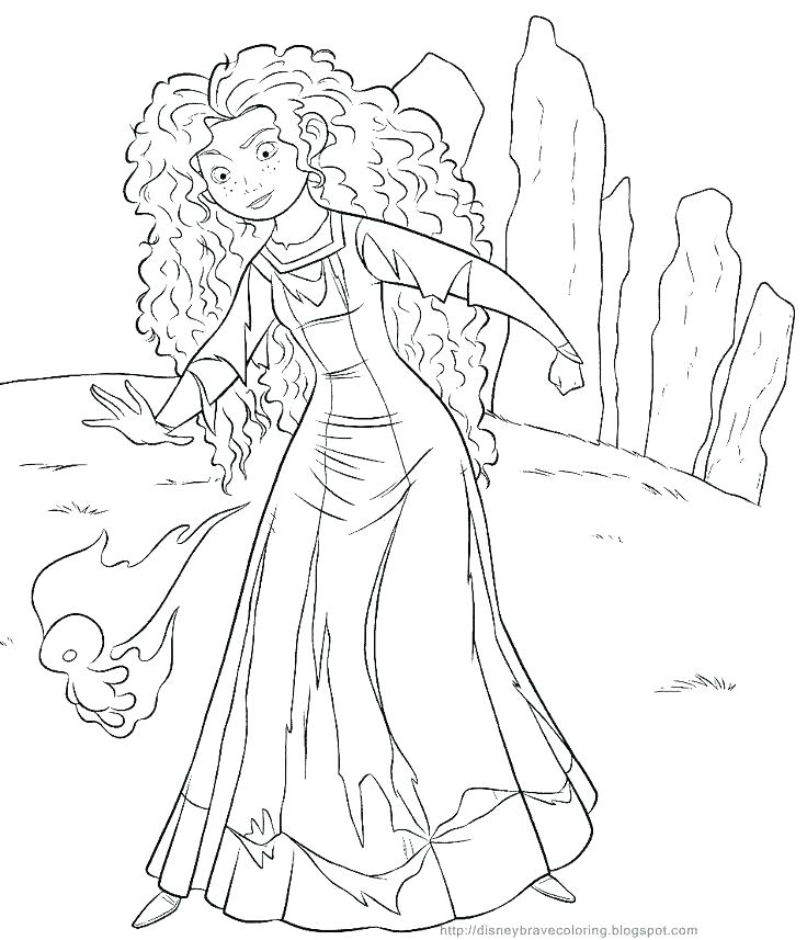 Brave Coloring Page 736x857 Brave Coloring Page