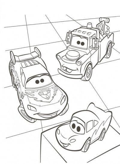 400x546 Disney Cars 2 Coloriages Et Fiches Imprimables Pour Les Enfants