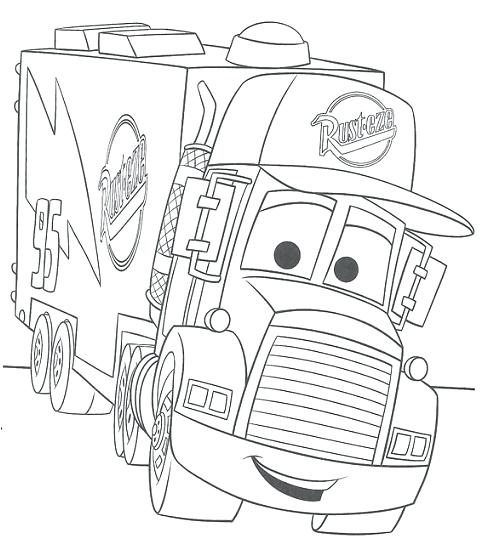 485x546 Mater Cars 2 Coloring Pages Cars Coloring Pages For Boys Disney