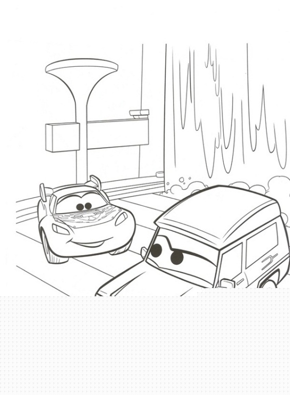 565x768 Cars 2 Disney Coloring Pages 12