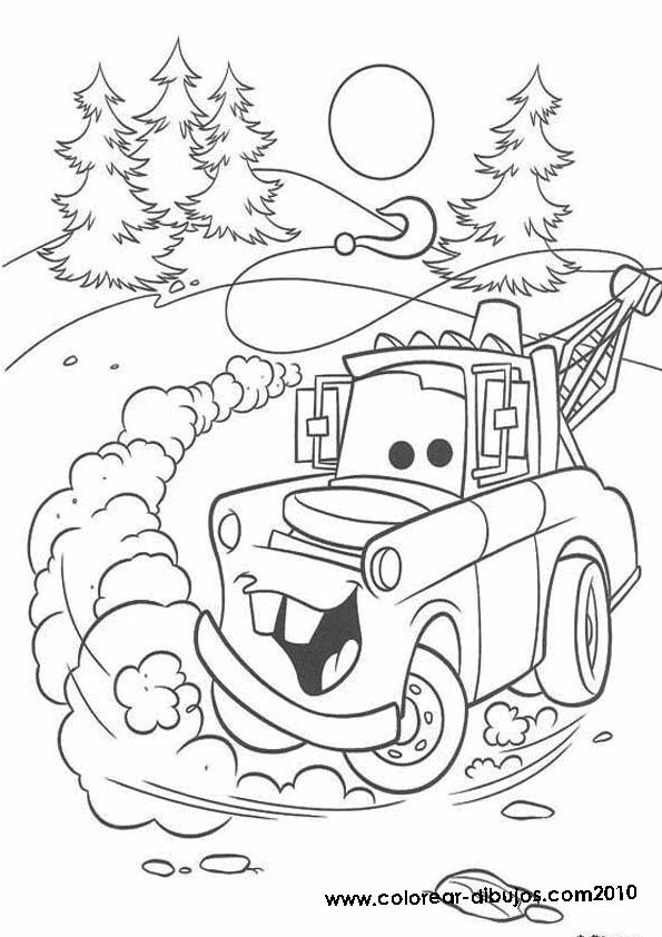 595x842 Disney Cars Coloring Pages For Kids