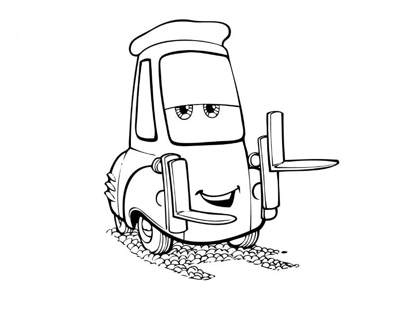 829x632 Tow Mater Coloring Pages