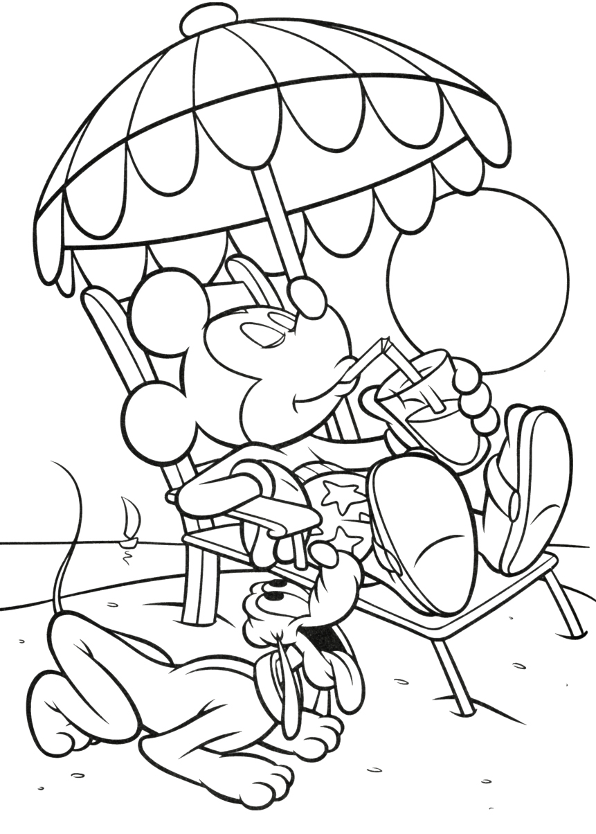 861x1204 Disney Coloring Pages Mickey Mouse Gt Printable Disney Cartoon