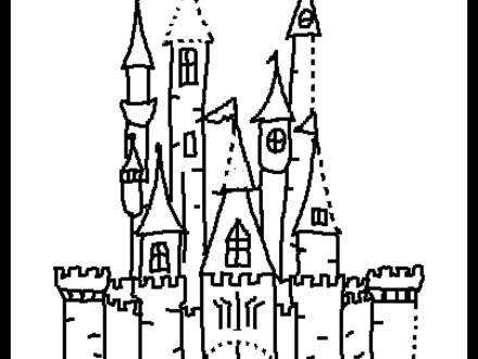 Disney Castle Coloring Pages
