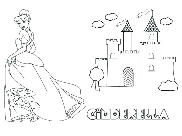 728x546 Free Printable Disney Castle Coloring Pages For Adults