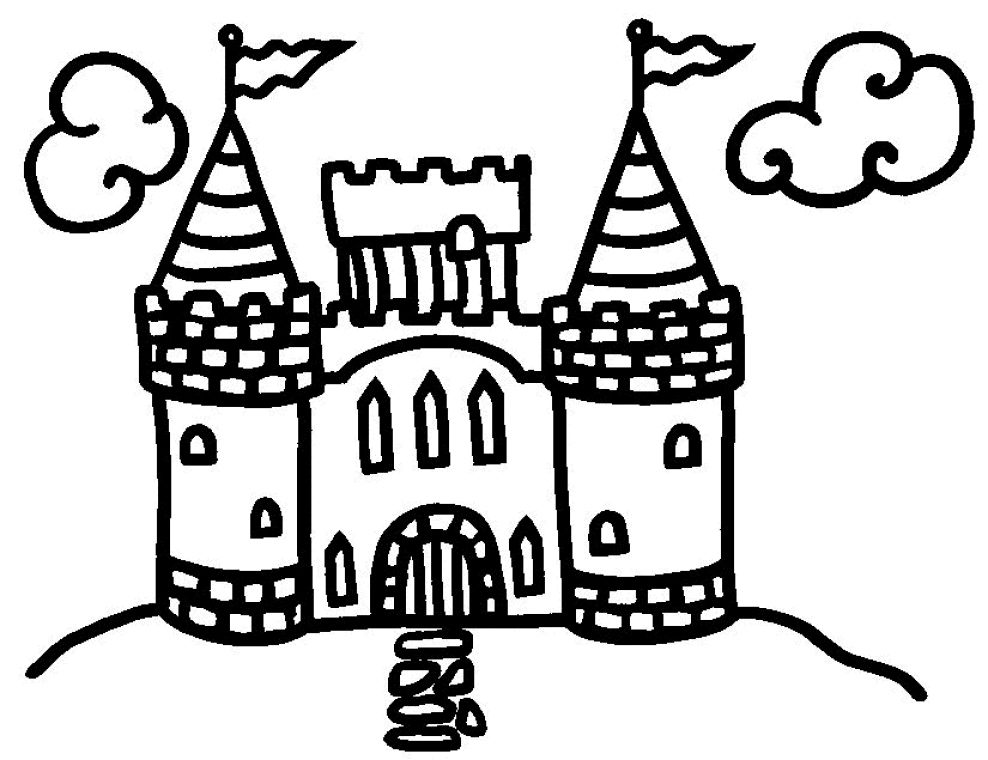 988x760 Castle Coloring Pages Lovely Disney Castle Coloring Pages Logo