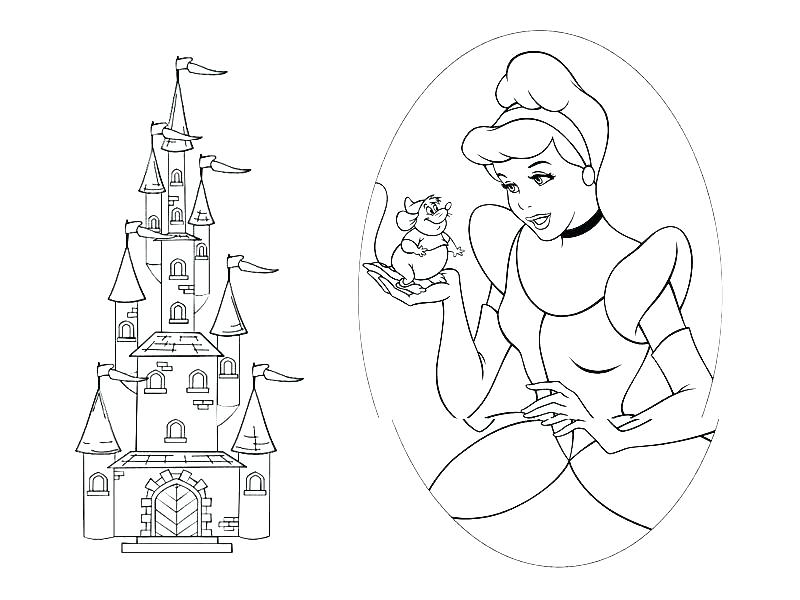 800x600 Disney Castle Coloring Page Castle Coloring Pages Printable Castle