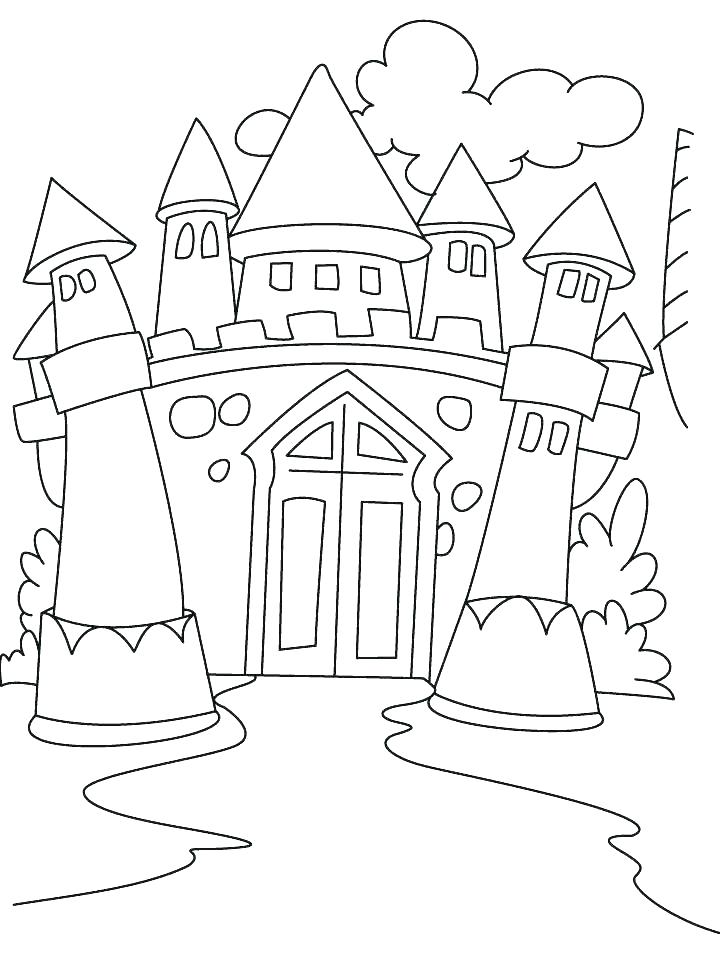 720x954 Disney Castle Coloring Pages Castle Line Art By On Disney Princess