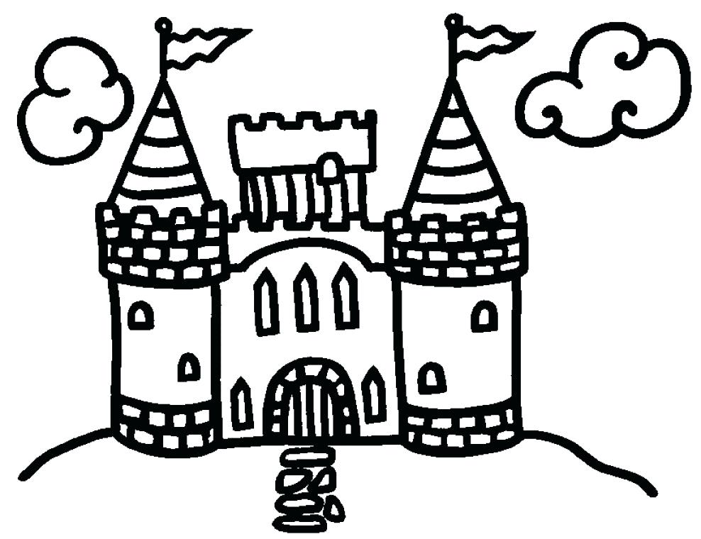 988x760 Castle Coloring Page Princess Castle Coloring Pages Castle