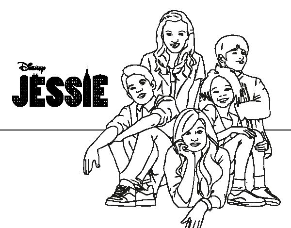 600x470 Disney Channel Jessie Printable Coloring Pages Murderthestout Kids