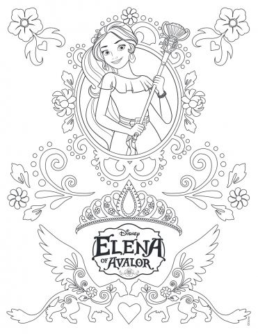 371x480 Elena Of Avalor' Premiere Viewing Party Supplies And Coloring