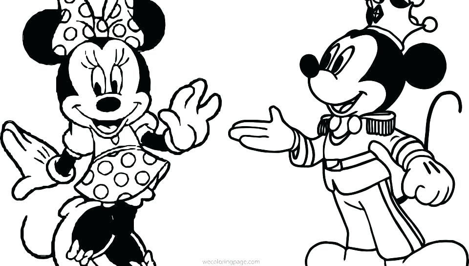 960x544 Minnie Mouse Christmas Coloring Pages Coloring Page Free Printable