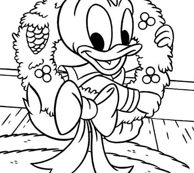 Disney Christmas Coloring Pages Free Printable Coloring Page 673x600 Disney Christmas Coloring Pages Free Printable Coloring Page