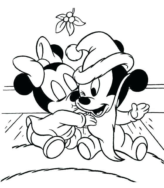 559x640 Disney Christmas Coloring Pages