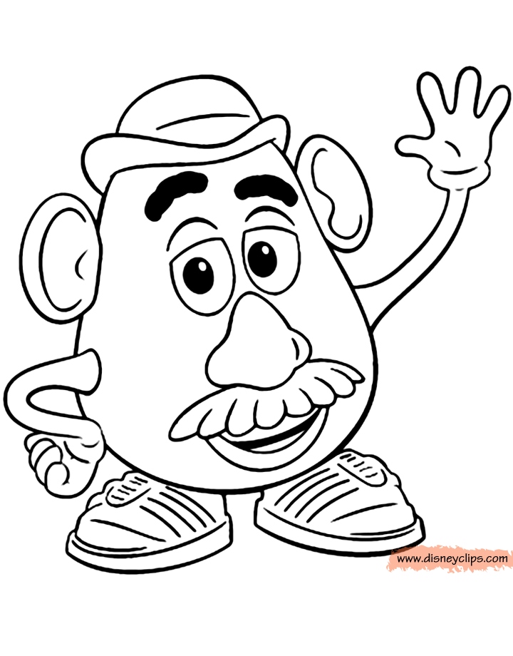 720x920 Mr Potato Head Coloring Page Luxury Toy Story Printable Coloring
