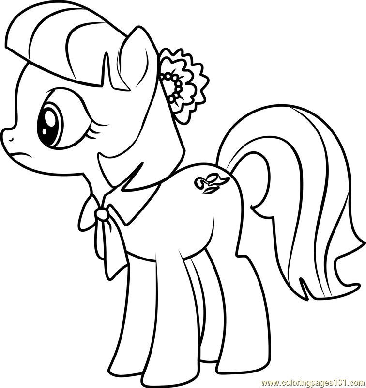 Coco Pommel Coloring Page 756x800 Coco Pommel Coloring Page
