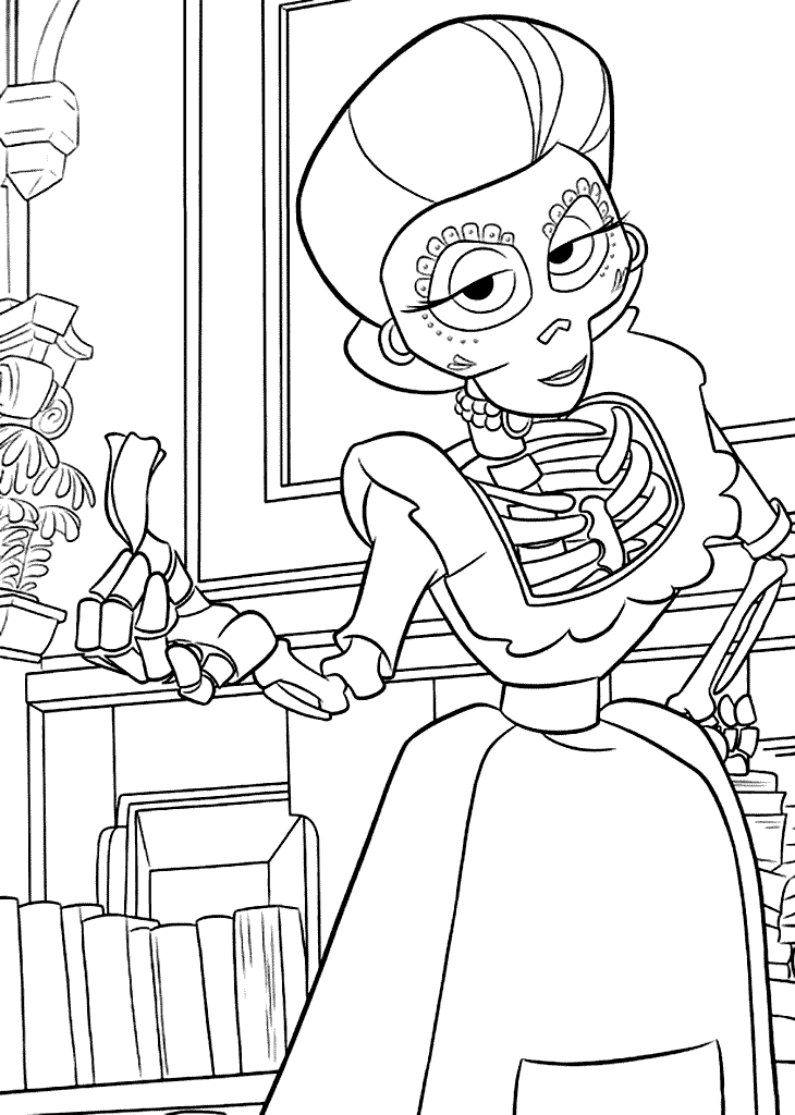 Mamma Imelda Coloring Pages 730x1024 Mamma Imelda Coloring Pages