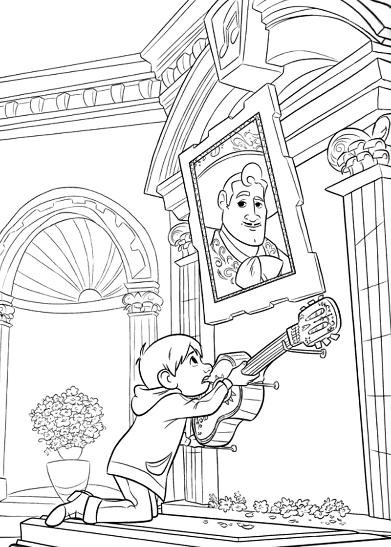 Coco Colouring Pages 800x1120 Coco Colouring Pages
