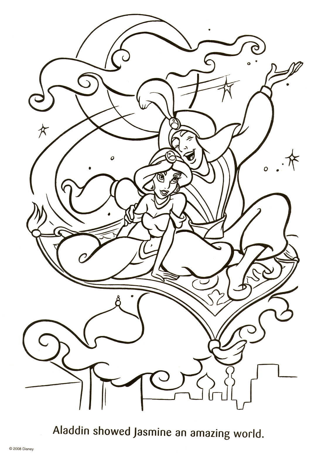 1062x1569 New Aladdin Coloring Page Disney Coloring Pages