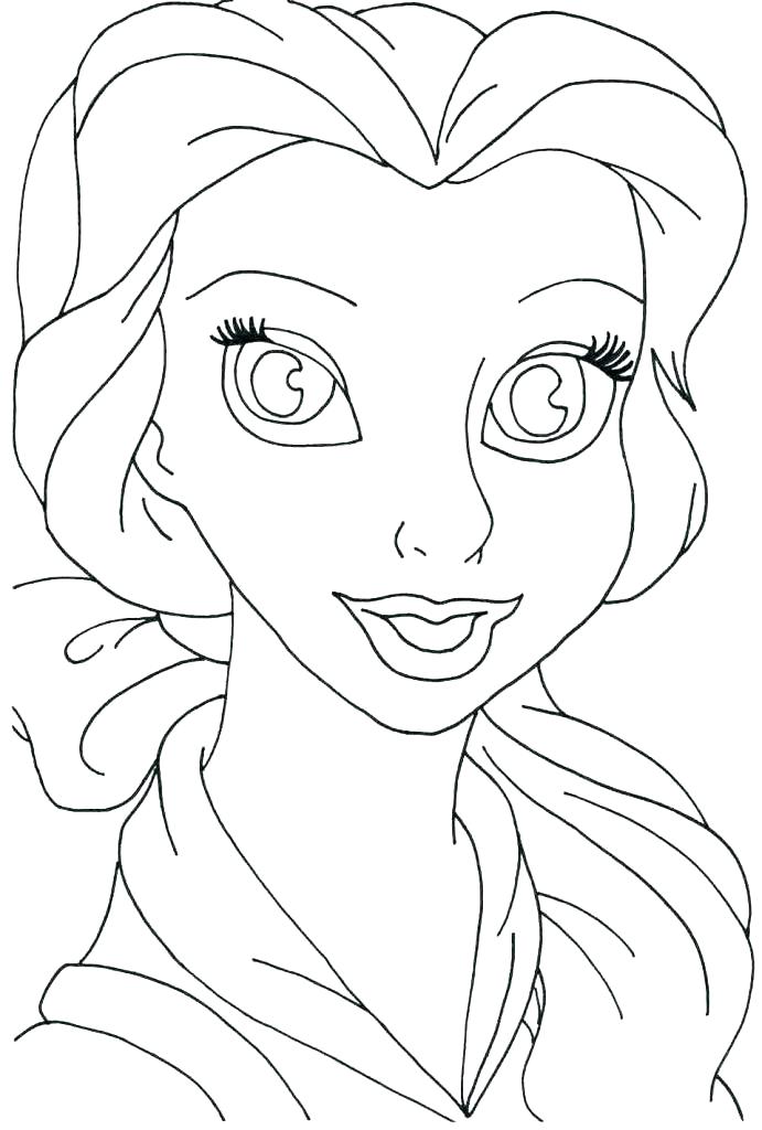 691x1024 Coloring Disney Pages Belle Coloring Pages Princess Belle Coloring