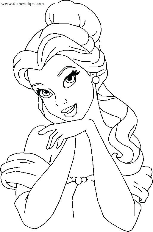 514x780 Disney Princess Coloring Pages Free To Print Princess Coloring