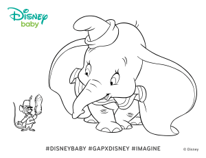 Dumbo Coloring Pages Disney Baby 300x231 Dumbo Coloring Pages Disney Baby