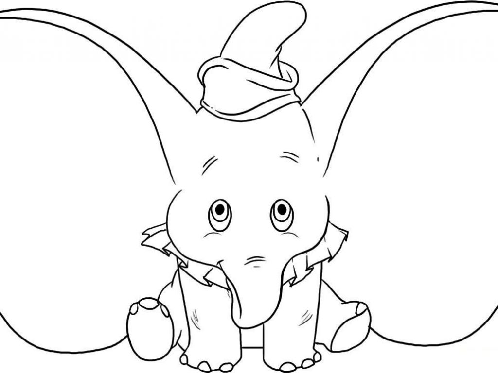 Dumbo Coloring Pages Printable Cartoon Pictures To Color General 1024x768 Dumbo Coloring Pages Printable Cartoon Pictures To Color General