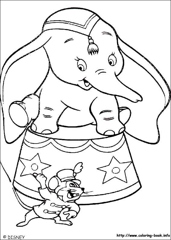 Dumbo Coloring Picture Disney Coloring Pages 567x794 Dumbo Coloring Picture Disney Coloring Pages