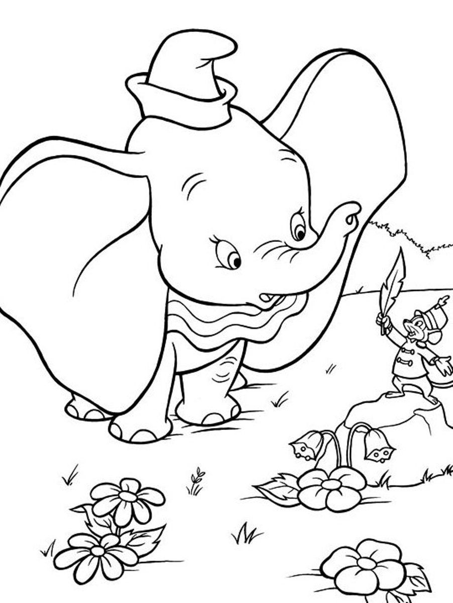 Cartoon Sketches Of Disney Characters Dumbo The Pictures To Color 902x1199 Cartoon Sketches Of Disney Characters Dumbo The Pictures To Color