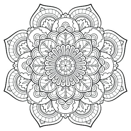 Adult Free Coloring Pages Printable Mandala Coloring Pages 440x440 Adult Free Coloring Pages Printable Mandala Coloring Pages