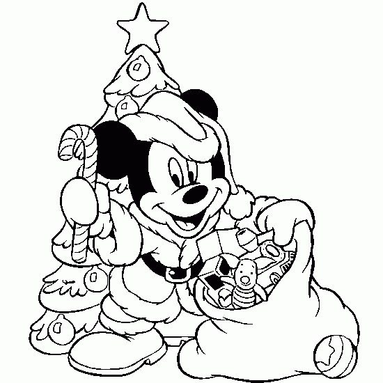 550x550 Disney Christmas Coloring Sheets